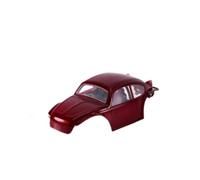 MIGHTY SCAPERS BUG24 Clear Body con Roll Cage Compatibile con 1/24 SCX24 C10 Bronco Base Camp 4Runner Short Wheelbase Modelli(Burgundy)