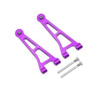 MIGHTY SCAPERS Front Up Swing Arms per 1/14 RC Car - Sospensione di Alluminio Parte di Sostituzione di Armi Compatibile con Modelli 14210 14209(Purple)