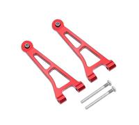 MIGHTY SCAPERS Front Up Swing Arms per 1/14 RC Car - Sospensione di Alluminio Parte di Sostituzione di Armi Compatibile con Modelli 14210 14209(Red)