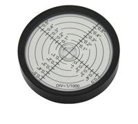 MIGHTY SCAPERS Magnetic Circular Level Bubble con precisione 3mm - 60x12mm Universal Horizontal Level per allineamento(60 * 12mm-Red)