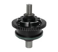MIGHTY SCAPERS Metal Center Differential Gear 57T Compatibile con 1/10 Outcast 4S V2 BLX e 1/8 Mojave 4S BLX RC Upgrade Parts(Black)