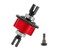 MIGHTY SCAPERS Metal Differential Gear Set 43T 13T per 1/7 1/8 1/10 RC Cars Compatibile con i Modelli Senza Limiti di infrazione(Red)