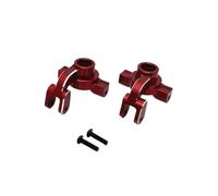 MIGHTY SCAPERS Metal Front Steering Cup Compatibile con 1/10 10208 Piccolo RC Car Upgrade Modifica Pezzi(Red)