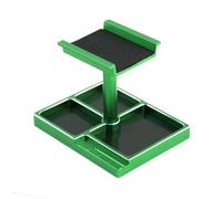 MIGHTY SCAPERS Metal RC Car Work Stand Repair Workstation Assembly Platform con Rotazione a 360 Gradi Compatibile con SCX24 AX24 1/18 1/24 Modelli di Scala(Green)