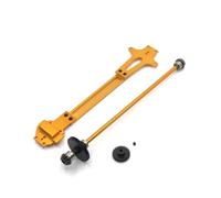 MIGHTY SCAPERS Metal Second Floor Chassis e Central Drive Shaft Compatibile con 1/12 124016 124017 124018 124019 RC Car Upgrade Parts(Yellow)