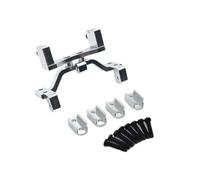 MIGHTY SCAPERS Metal Servo Fixed Seat e Spring Fixing Componente Compatibile con 1/10 C74 Series Remote Control Car(Silver)