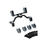 MIGHTY SCAPERS Metal Servo Fixed Seat e Spring Fixing Componente Compatibile con 1/10 C74 Series Remote Control Car(Dark Grey)