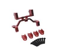 MIGHTY SCAPERS Metal Servo Fixed Seat e Spring Fixing Componente Compatibile con 1/10 C74 Series Remote Control Car(Red)