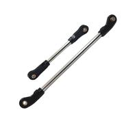 MIGHTY SCAPERS Metal Steering Link Rod e Servo Link Compatibile con 1/10 Scale RC Cars Come 104006, 104010, 104020, 104026 Modelli(Black)