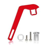 MIGHTY SCAPERS Metal Thumb Lever Transmitter Controlling Wheel Trigger Adattatore di Controllo a Mano Compatibile con TQi Transmitter 6530 Upgrade Parts(Red)