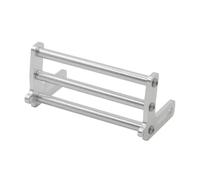 MIGHTY SCAPERS RC Crawler Front Bumper 1/10 Scale Aluminum Anti-Collision Aggiornamento Compatibile con Modelli di Crowler 1/10.(Silver)
