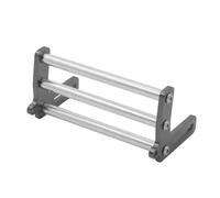 MIGHTY SCAPERS RC Crawler Front Bumper 1/10 Scale Aluminum Anti-Collision Aggiornamento Compatibile con Modelli di Crowler 1/10.(Light Grey)