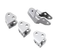 MIGHTY SCAPERS RC Crawler Lower Link Mount Set 1/10 Scale Aluminio Compatibile con Gen8 Scout II RER11337(Silver)