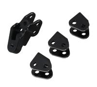 MIGHTY SCAPERS RC Crawler Lower Link Mount Set 1/10 Scale Aluminio Compatibile con Gen8 Scout II RER11337(Black)