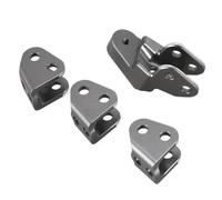 MIGHTY SCAPERS RC Crawler Lower Link Mount Set 1/10 Scale Aluminio Compatibile con RER11337 Gen8 Scout II(Light Grey)