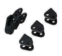 MIGHTY SCAPERS RC Crawler Lower Link Mount Set 1/10 Scale Aluminio Compatibile con RER11337 Gen8 Scout II(Black)