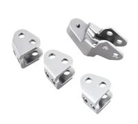 MIGHTY SCAPERS RC Crawler Lower Link Mount Set 1/10 Scale Aluminio Compatibile con RER11337 Gen8 Scout II(Silver)