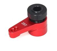 MIGHTY SCAPERS RC Crawler Servo Arm e Serva Saver Set 1/10 Scale 25T Metal Compatibile con 1.9 UTB RBX10(Red)