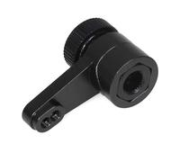 MIGHTY SCAPERS RC Crawler Servo Arm e Serva Saver Set 1/10 Scale 25T Metal Compatibile con 1.9 UTB RBX10(Black)
