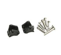 MIGHTY SCAPERS RC Crawler Shock Link Mount 1/10 Scale Aluminum Front Rear Lower Suspension Compatibile con II 90046 90047(Black)