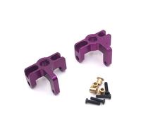 MIGHTY SCAPERS RC Front Steering Cup Sostituzione per 1/14 144010 144001 14 4002 e 1/12 124016-124019 RC Cars - Metal Construction(Purple)