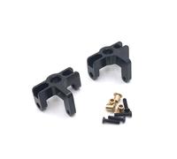MIGHTY SCAPERS RC Front Steering Cup Sostituzione per 1/14 144010 144001 14 4002 e 1/12 124016-124019 RC Cars - Metal Construction(Black)