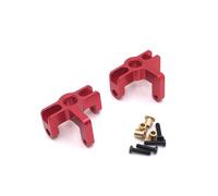 MIGHTY SCAPERS RC Front Steering Cup Sostituzione per 1/14 144010 144001 14 4002 e 1/12 124016-124019 RC Cars - Metal Construction(Red)