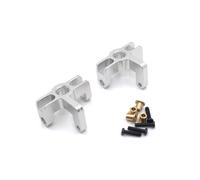 MIGHTY SCAPERS RC Front Steering Cup Sostituzione per 1/14 144010 144001 14 4002 e 1/12 124016-124019 RC Cars - Metal Construction(Silver)