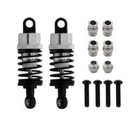 MIGHTY SCAPERS Set Damper di Olio per Macchine RC di Scala 1/10 - assorbitori di Shock di Alluminio, 55mm, 2pcs o 4pcs, Compatibile con i Modelli TT-01 TT-02(2pcs Silver)