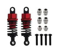 MIGHTY SCAPERS Set Damper di Olio per Macchine RC di Scala 1/10 - assorbitori di Shock di Alluminio, 55mm, 2pcs o 4pcs, Compatibile con i Modelli TT-01 TT-02(2pcs Red)