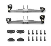 MIGHTY SCAPERS Sospensione di Primavera di Foglia in Acciaio con lingi di Sollevamento per i Modelli di tracciatore RC di Scala 1/14 - 110mm Sostituzione di Pezzi di Assorbimento dello Shock(B)