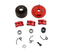 MIGHTY SCAPERS Universal 14T Flywheel Clutch Bell Set Compatibile con 1/8 Scale RC Cars, Camion, Buggies e Truggies con Nivel 21 a 28 Motori(1 Set Red)