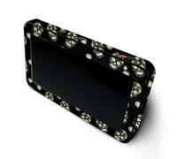 MIGHTY SKINS Custodia in fibra di carbonio MightySkins per Amazon Echo Show 5 (Gen 1 e Gen 2) - Teschi notturni | Finitura in fibra di carbonio t