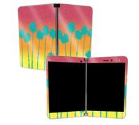 MIGHTY SKINS Skin Glitter Glossy per Microsoft Surface Duo - Sherbet Palms | Protettivo, Alta Qualità
