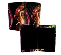 MIGHTY SKINS Skin in Fibra di Carbonio per Microsoft Surface Duo - Bright Smoke | Protettivo e Durevole