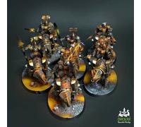 Mighty Skullcrushers of Khorne Inferno - age of sigmar COMMISSIONE dipinto