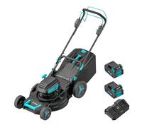 MightyMow 2 tosaerba semoventi da 20 V, 53,3 cm, senza fili, 3 in 1, senza spazzole, con regolazione dell'altezza di taglio in 6 posizioni, batteria 2 x 8,0 Ah e doppio caricabatterie inclusi
