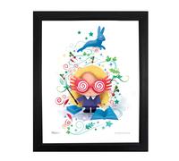 MIGHTYPRINT Harry Potter Sleek Modern Minimalist Framed Wall Art Lun