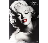 MIGHTYPRINT Marilyn Monroe - Labbra rosse - Durevole 43,2 x 61 cm Wall Art - Non in carta - Licenza ufficiale da collezione