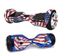 MightySkins GL-HOVH1-Patriot - Skin lucida glitterata per ultra hoverboard, patriot, protettiva, durevole, con finitura glitterata lucida, facile da applicare, rimuovere e cambiare con stile, prodotta