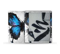 MightySkins Glossy Glitter Skin compatibile con Amazon Kindle Scribe (2022) Full Wrap - Butterfly Splash | Finitura glitterata lucida | Facile da