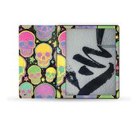 MightySkins Glossy Glitter Skin compatibile con Amazon Kindle Scribe (2022) Full Wrap - Candy Skulls | Finitura protettiva lucida con glitter | F