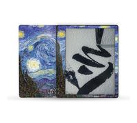 MightySkins Glossy Glitter Skin compatibile con Amazon Kindle Scribe (2022) Full Wrap - Notte Stellata | Finitura protettiva lucida con glitter |