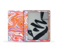 MightySkins Glossy Glitter Skin compatibile con Amazon Kindle Scribe (2022) Full Wrap - Orange Swirl | Finitura protettiva lucida glitterata | Fa