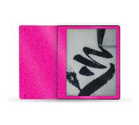 MightySkins Glossy Glitter Skin compatibile con Amazon Kindle Scribe (2022) Full Wrap - Rosa shocking | Finitura protettiva lucida con glitter |