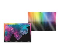 MightySkins Glossy Glitter Skin per Microsoft Surface Pro 6 - Strisce arcobaleno | Finitura protettiva e durevole con glitter ad alta lucentezza