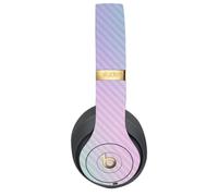 MightySkins Pelle in fibra di carbonio per Beats Studio 3 Wireless - Zucchero filato | Finitura protettiva e durevole in fibra di carbonio strutt