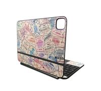 MightySkins - Skin compatibile con Apple Magic Keyboard per iPad Pro da 11" (M4) 2024 - Ive Been Everywhere - Pellicola protettiva in vinile 3M di alta qualità, facile da applicare, realizzata negli