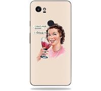 MightySkins Skin compatibile con Google Pixel 2XL (5,5") - Wine Cook | Custodia protettiva in vinile resistente e unica | Facile da applicare, rimuovere e cambiare stile | Made in USA
