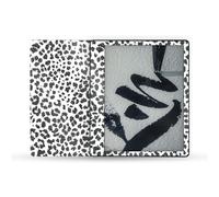 MightySkins Skin Glossy glitter compatibile con Amazon Kindle Scribe (2022) Full Wrap - Snow Leopard Print | Finitura glitter lucida | Facile da appl
